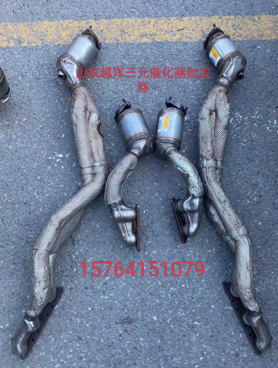 适用于奥迪A8D3 5.2三元催化器 原装位  正厂品质 尾气达标