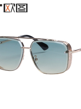 经典炫酷男女士无框金属太阳镜 佩戴修饰墨镜8020