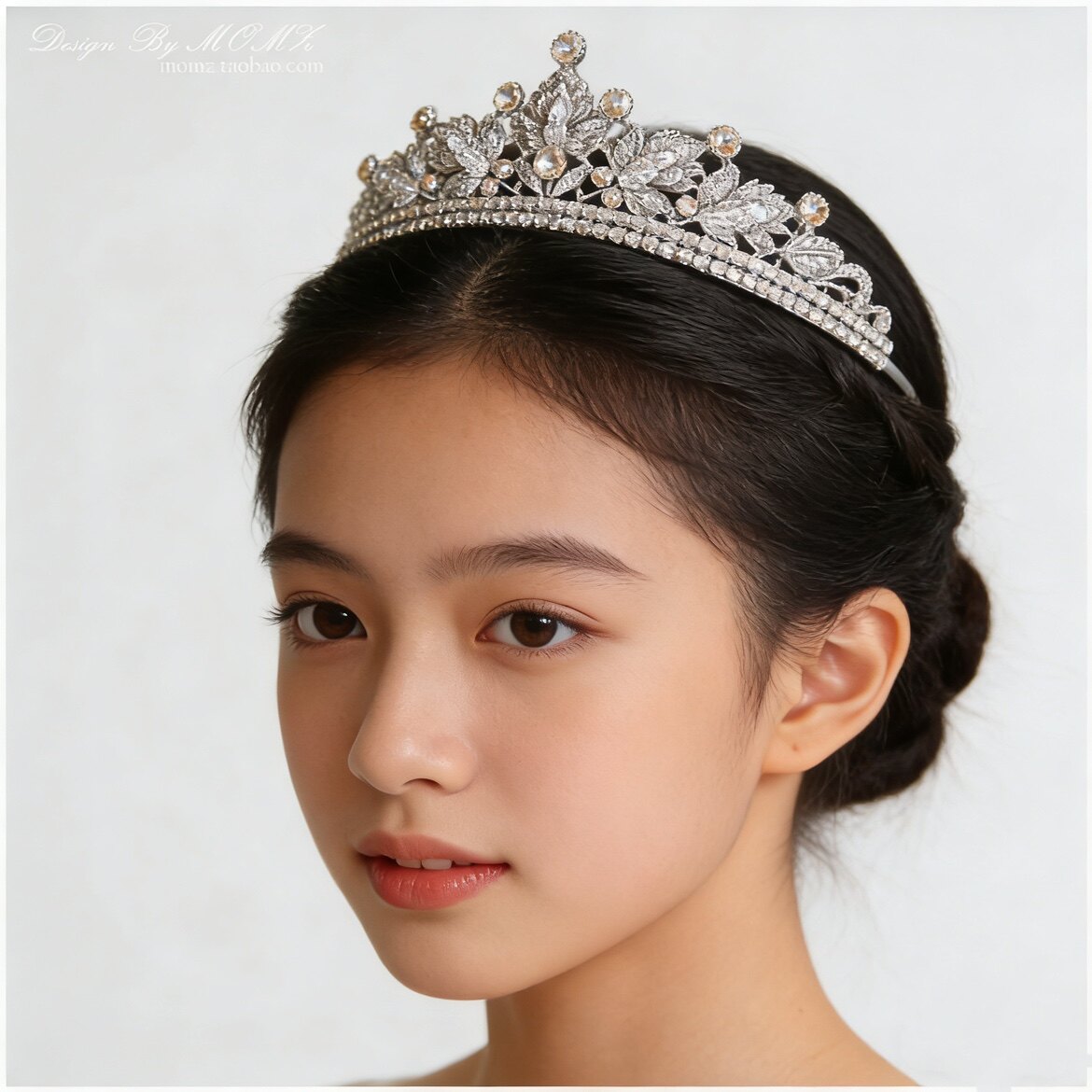 结婚新娘皇冠头饰韩式金色18岁生日结婚头冠成年礼主婚纱王冠银色