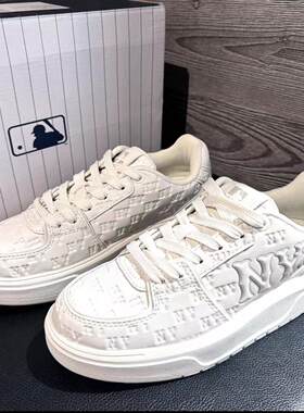 MLB正品满标厚底增高学长鞋