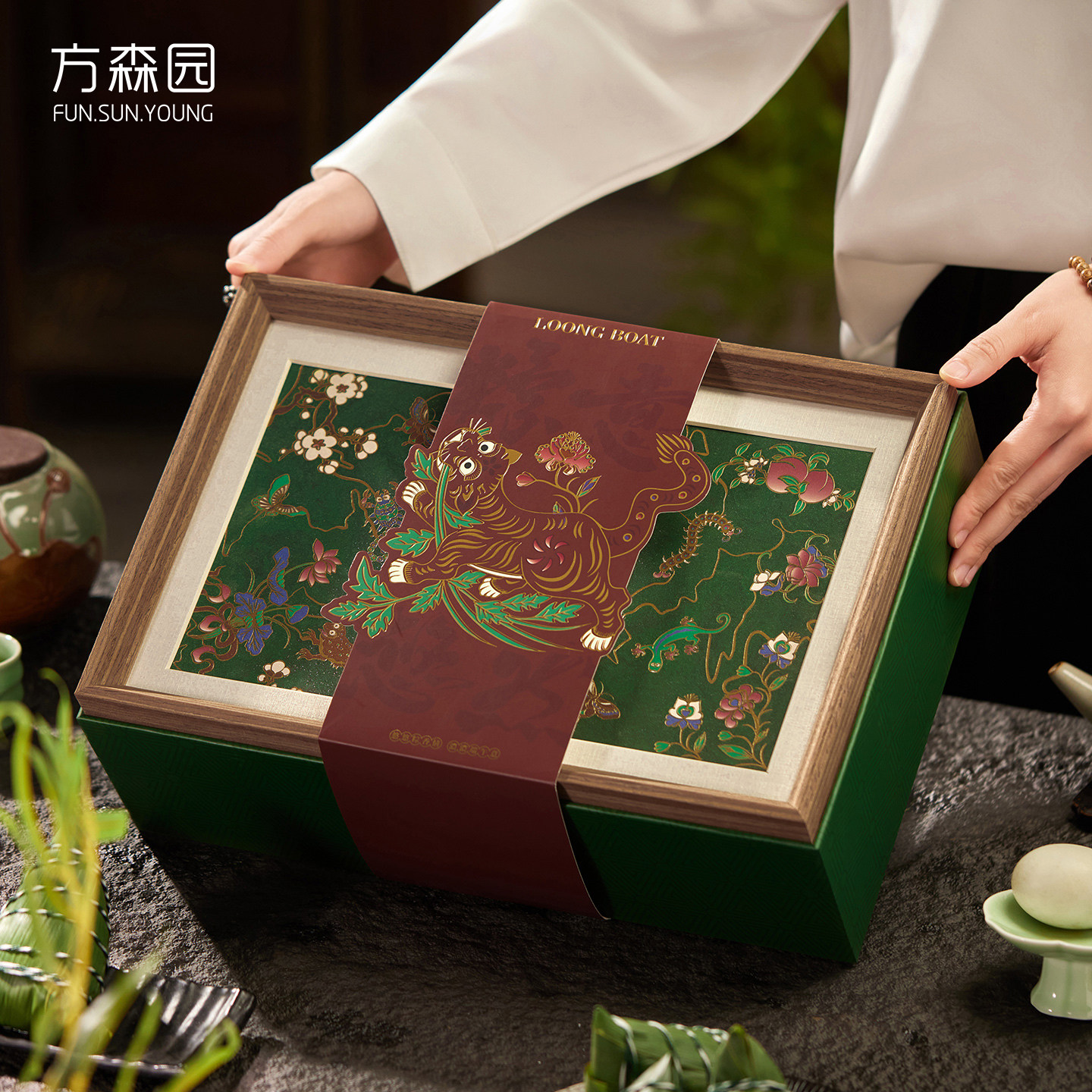 粽子礼品盒包装盒空盒高档端午节礼盒空盒咸鸭蛋粽子礼盒酒店送礼