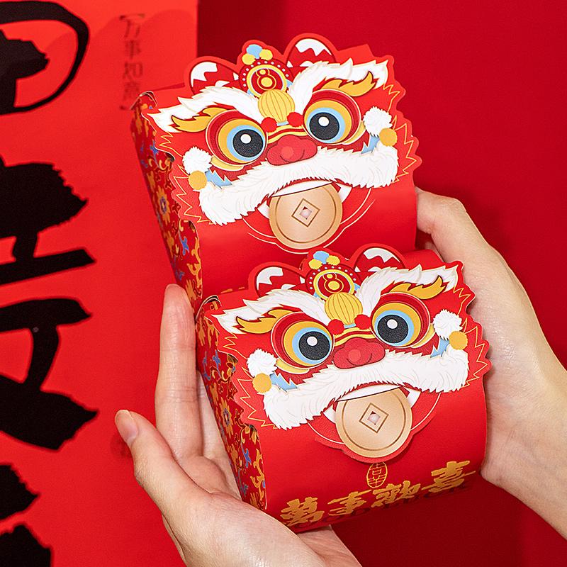 新年礼物盒糖盒2026马年礼盒空盒小号春节年货坚果糖果礼品包装盒