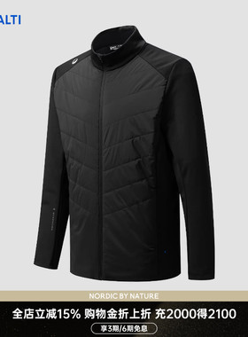HALTI哈尔迪男金标P棉保暖立领针织内搭轻薄棉服外套HIJFS57323S