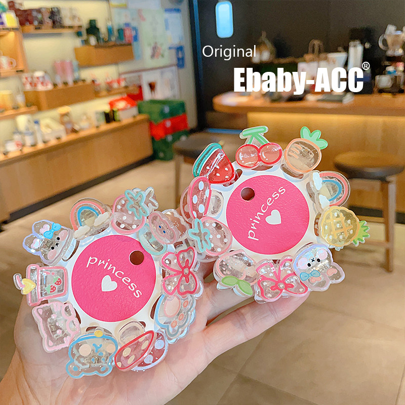 卡通女孩不伤发小动物鲨鱼夹发卡