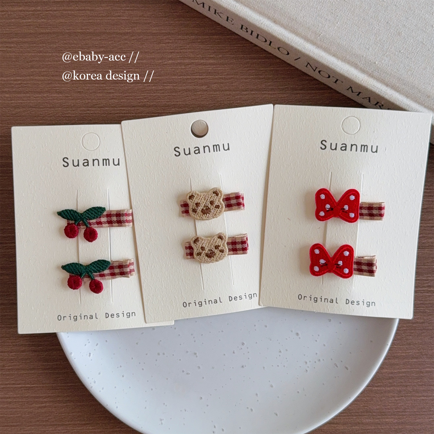 宝宝不伤发发夹全包前额刘海夹