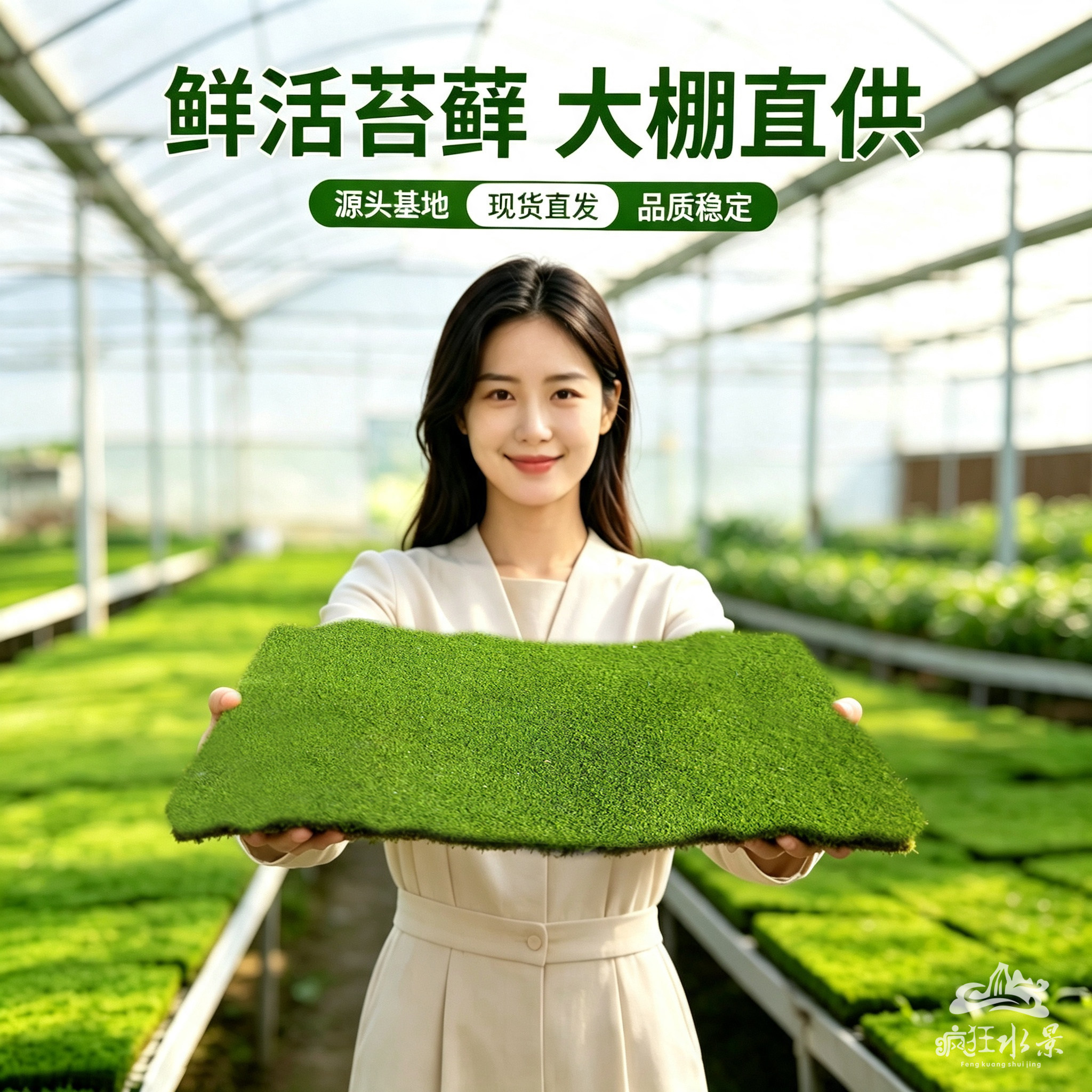 鲜活苔藓微景观盆景蒲面青苔纱布苔藓微景观