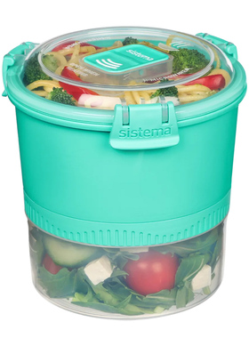 新西兰进口 sistema 微波炉汤杯 健身轻食沙拉盒 沙拉杯 便当盒