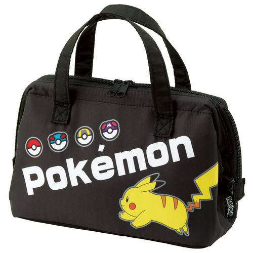 日单skater皮卡丘 Pokemon儿童饭盒袋保温保冷便当包 迷你早餐包