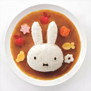 日本皮卡丘米菲兔迪士尼卡通可爱造型饭团模具宝宝咖喱饭模具套装