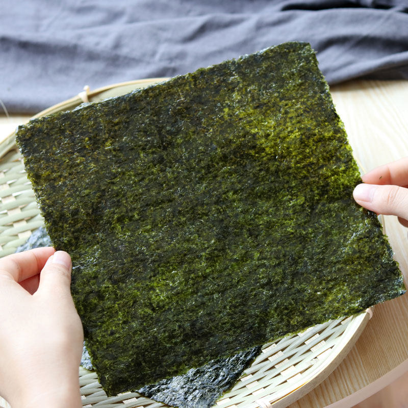 精选a级寿司日料紫菜海苔10片 饭团紫菜包饭海苔 质地紧密口感佳