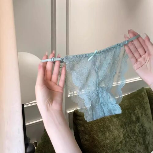 薄荷曼波的蕾丝内内~法式小性感~柔软透气不卡pp~超性感超纯欲！