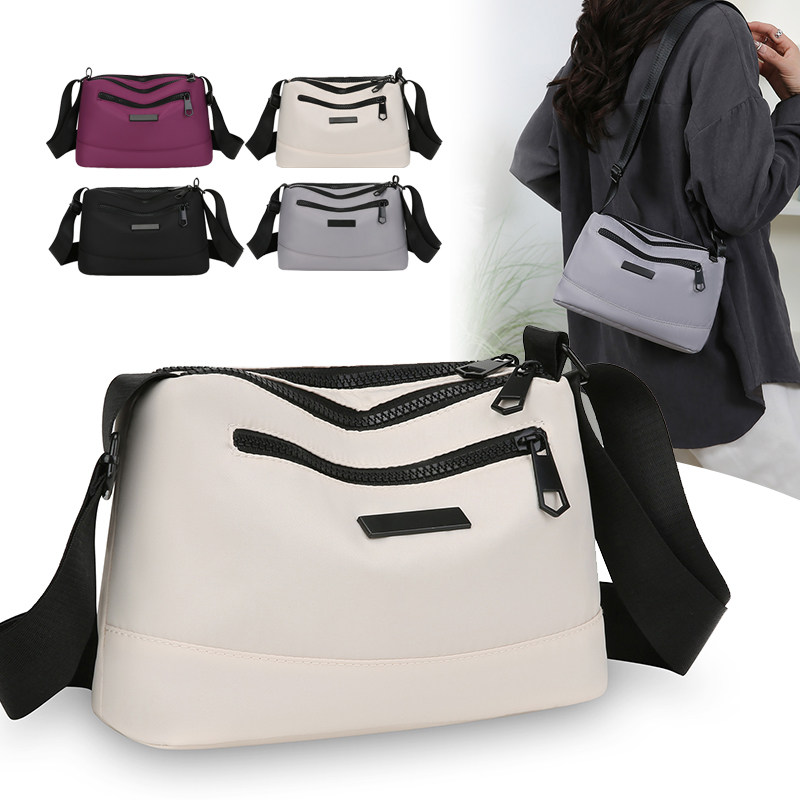 新款女士单肩包简约风多层斜挎包女包轻便单肩包百搭通勤包包,箱包皮具/热销女包/男包,通用款女包,淘宝优惠券,粉丝福利购,淘宝优惠卷