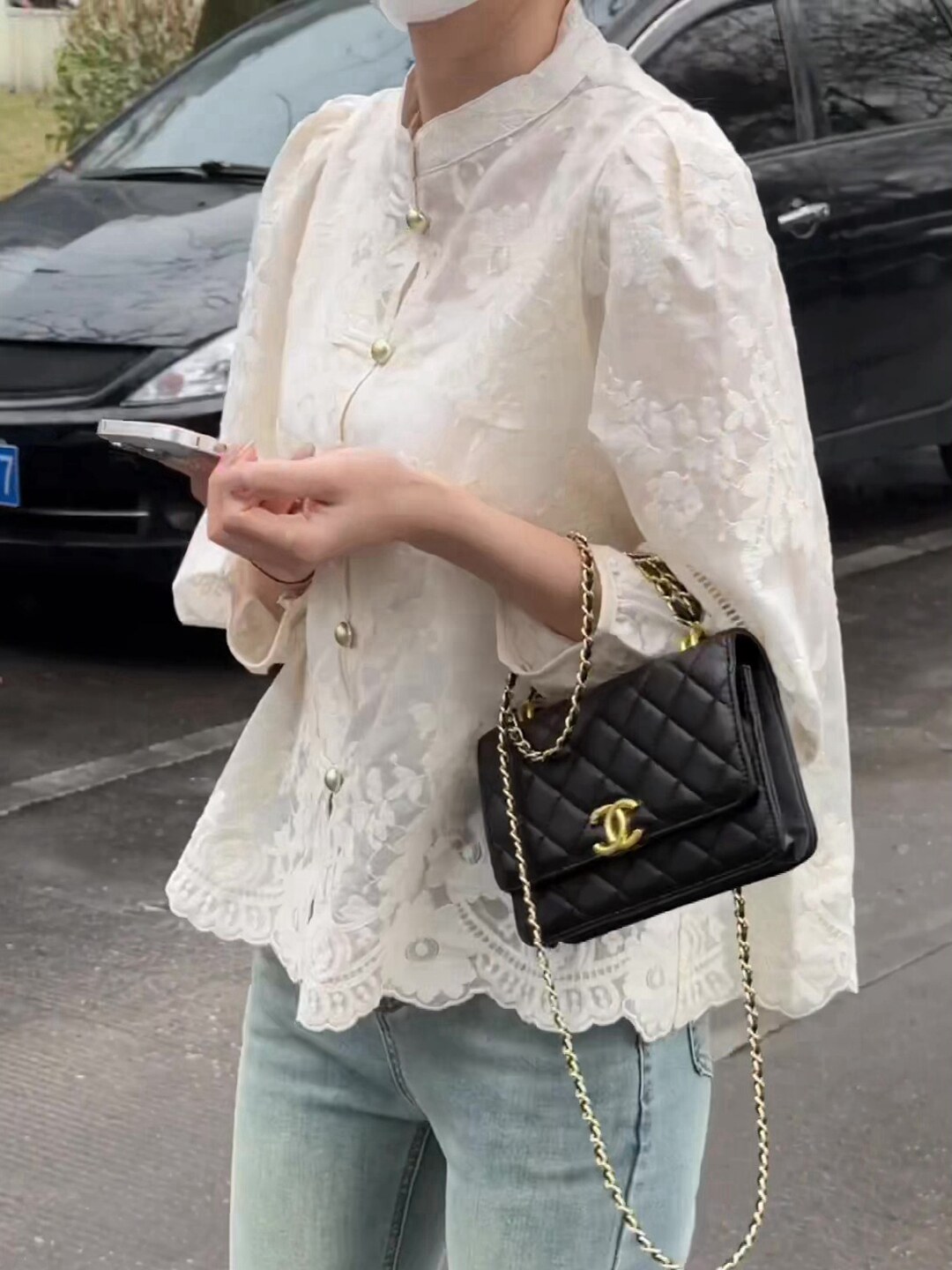 新中式轻国风提花盘扣衬衫女春季2025新款高级感气质显瘦长袖上衣,女装/女士精品,衬衫,淘宝优惠券,粉丝福利购,淘宝优惠卷