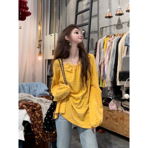 韩国东大门肌理感衬衣