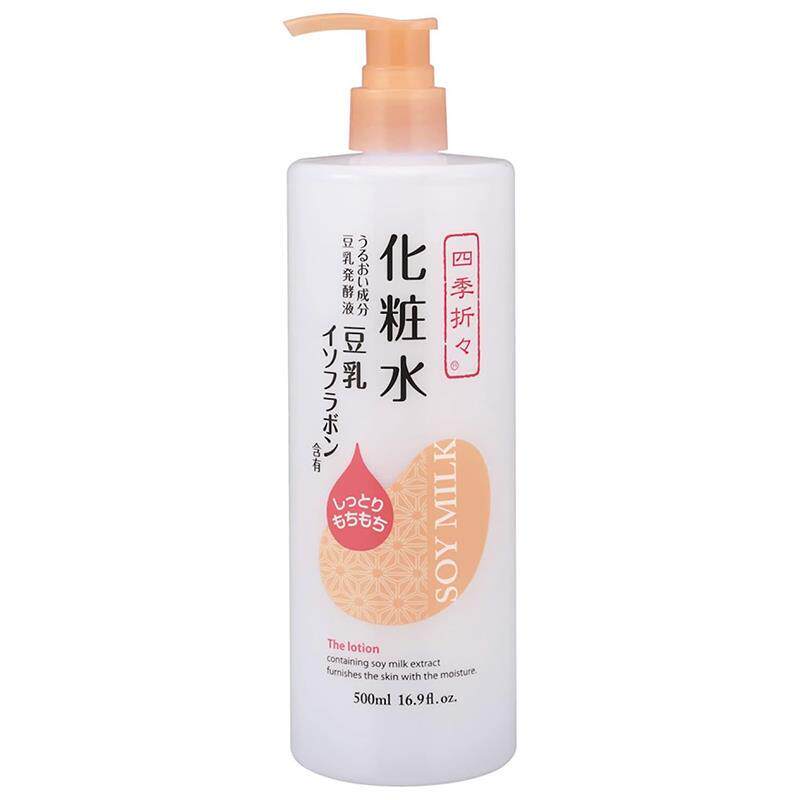 日本委托代买熊野油脂四季折々豆乳化妆水500mL