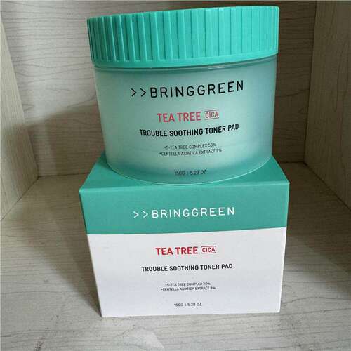 日本委托代买BRING GREEN芭兰歌林茶树积雪草棉片保湿舒缓静肌肤