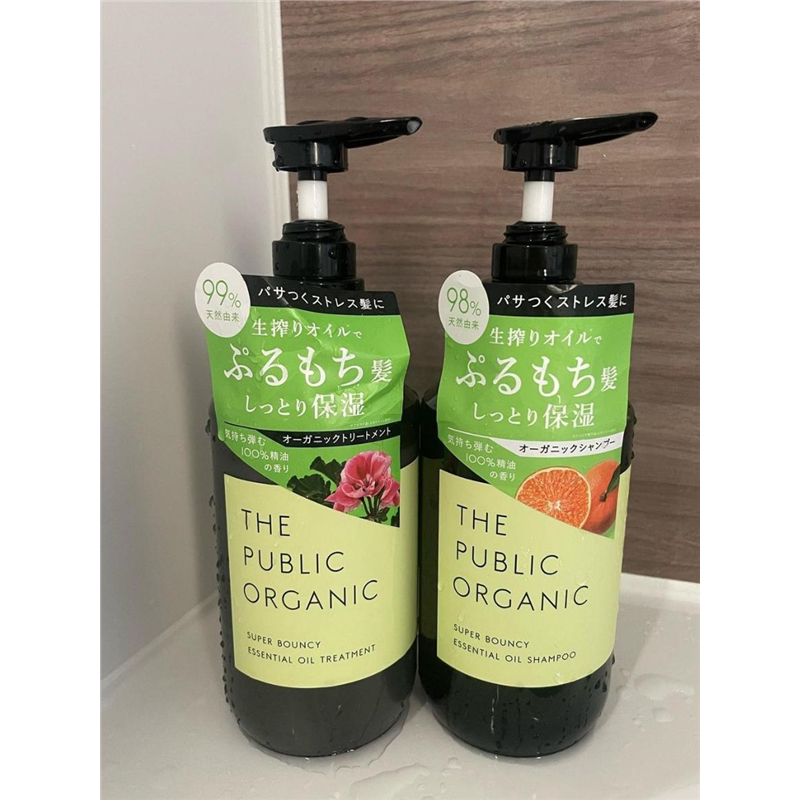 日本委托代买Thepublicorganic有机无硅植物精油补水洗发水护发素