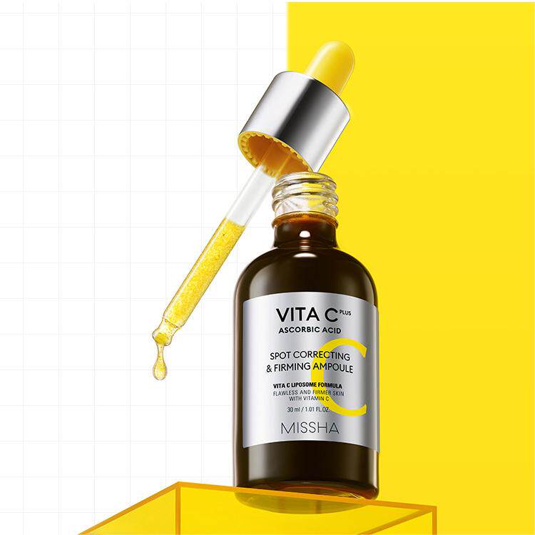 日本委托代买MISSHA谜尚VC精华液安瓶但班米白弹力保湿40ml