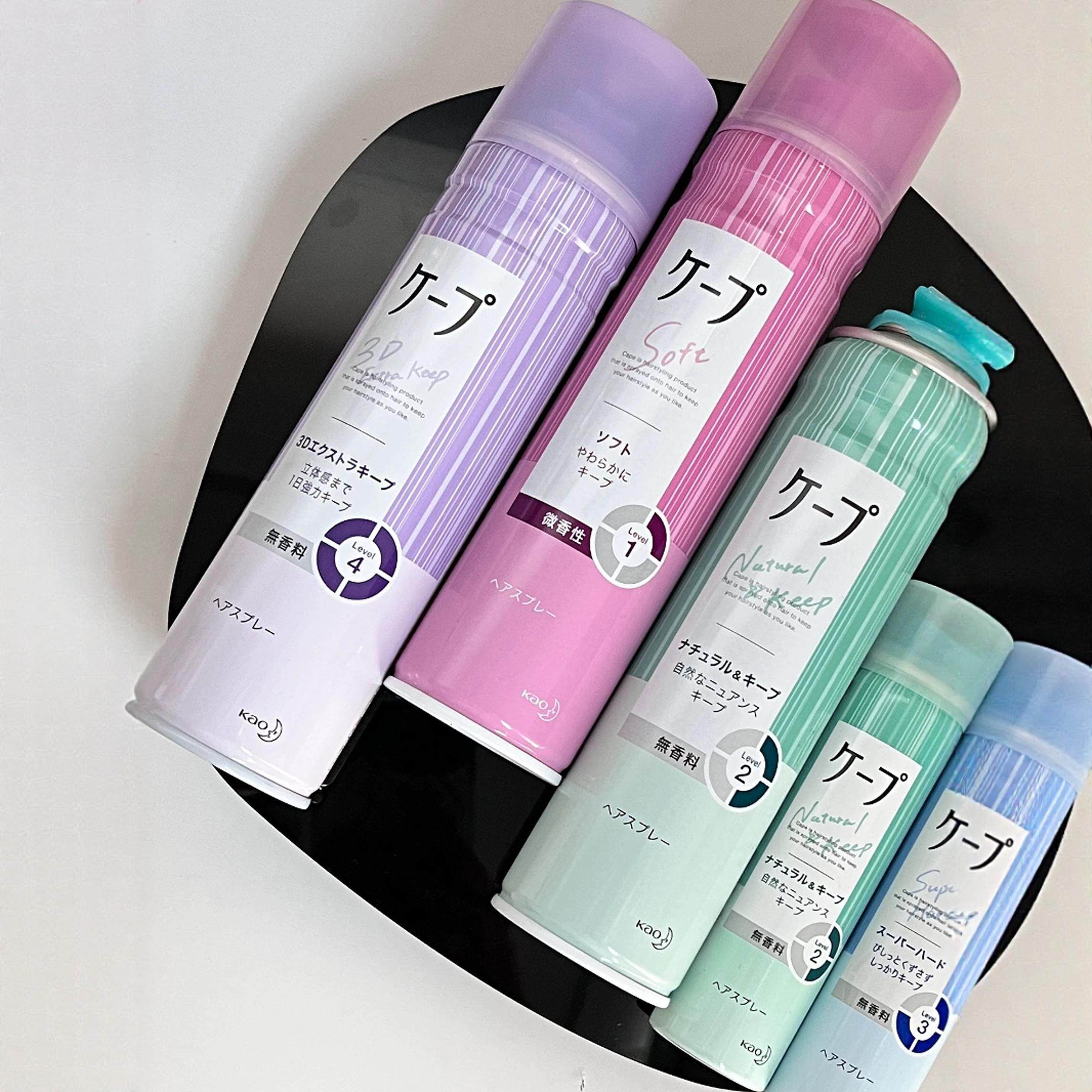 日本委托代买capa定型喷雾女自然蓬松紫色头发胶铁刘海空气感