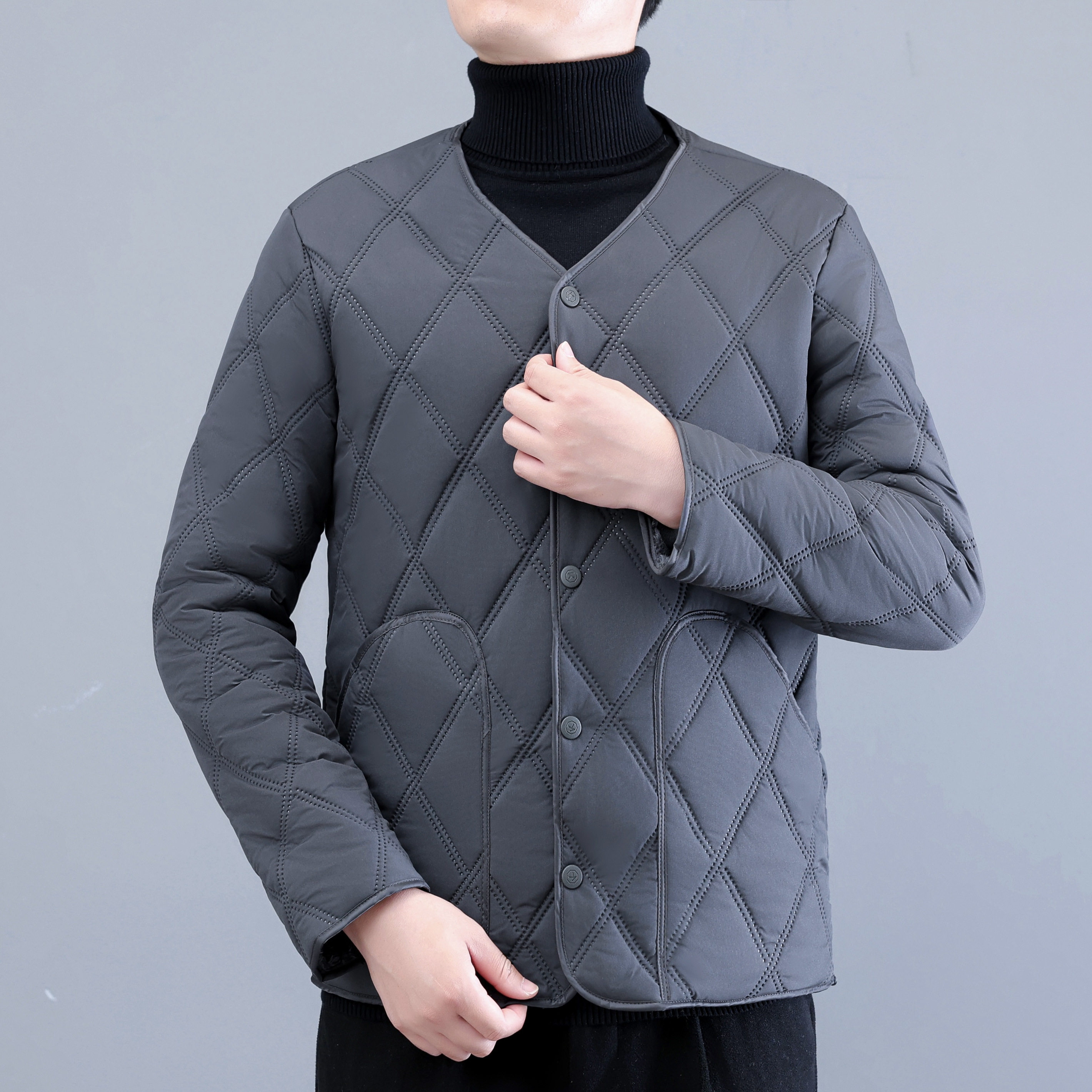 加绒棉服男款加厚内穿保暖棉衣中老年防寒内搭冬季棉外套校服内搭,男装,棉衣,淘宝优惠券,粉丝福利购,淘宝优惠卷