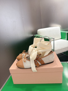 街拍优雅绑带洋气玛丽珍鞋 法式 平底单鞋 26新款 仙女真皮芭蕾跳舞鞋