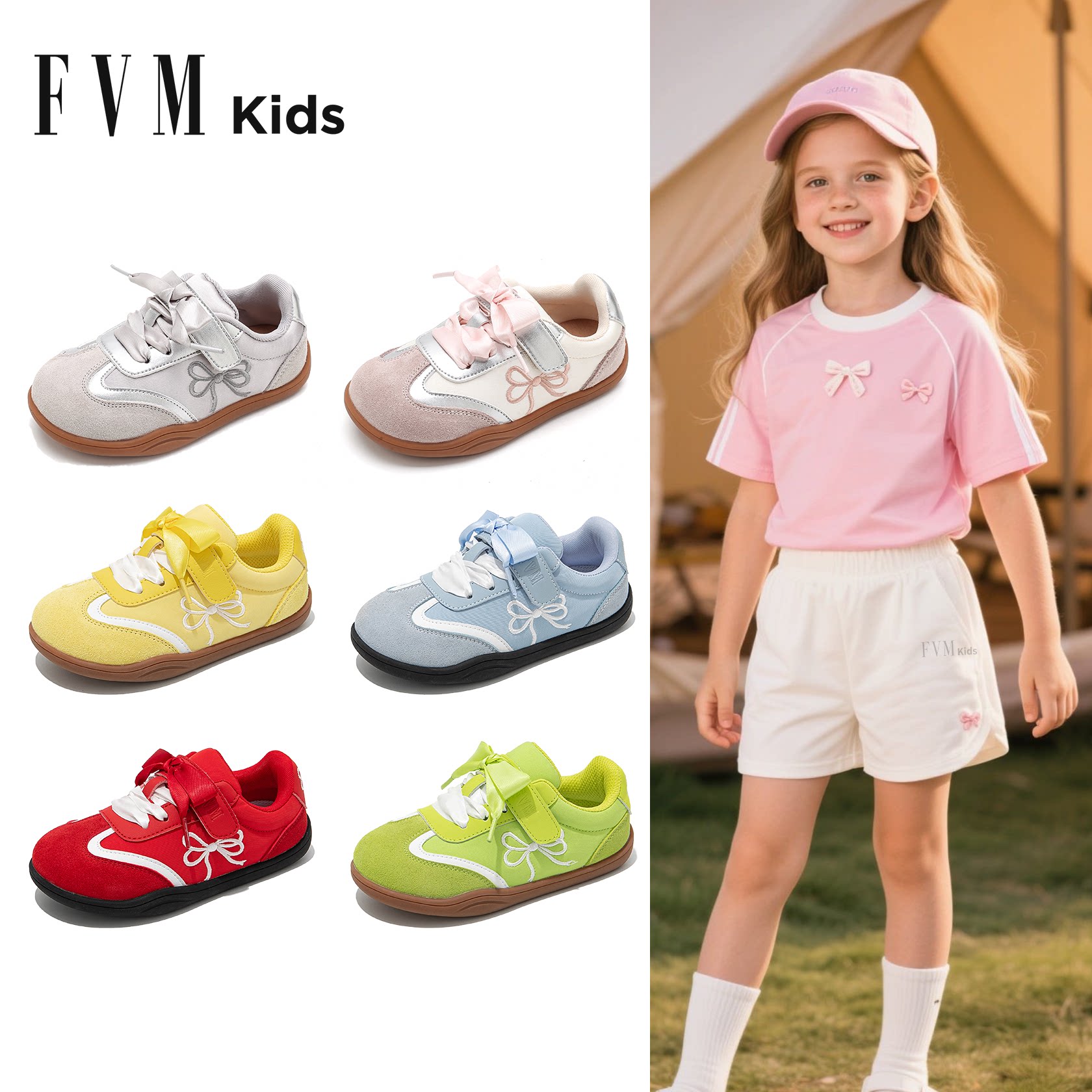 女童鞋子儿童德训运动板鞋2026新款春季软底女孩宝宝大童网面透气