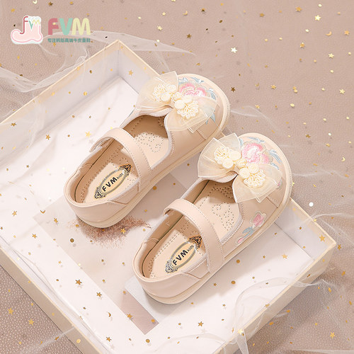 女童汉服鞋公主唐装洋气软底夏季