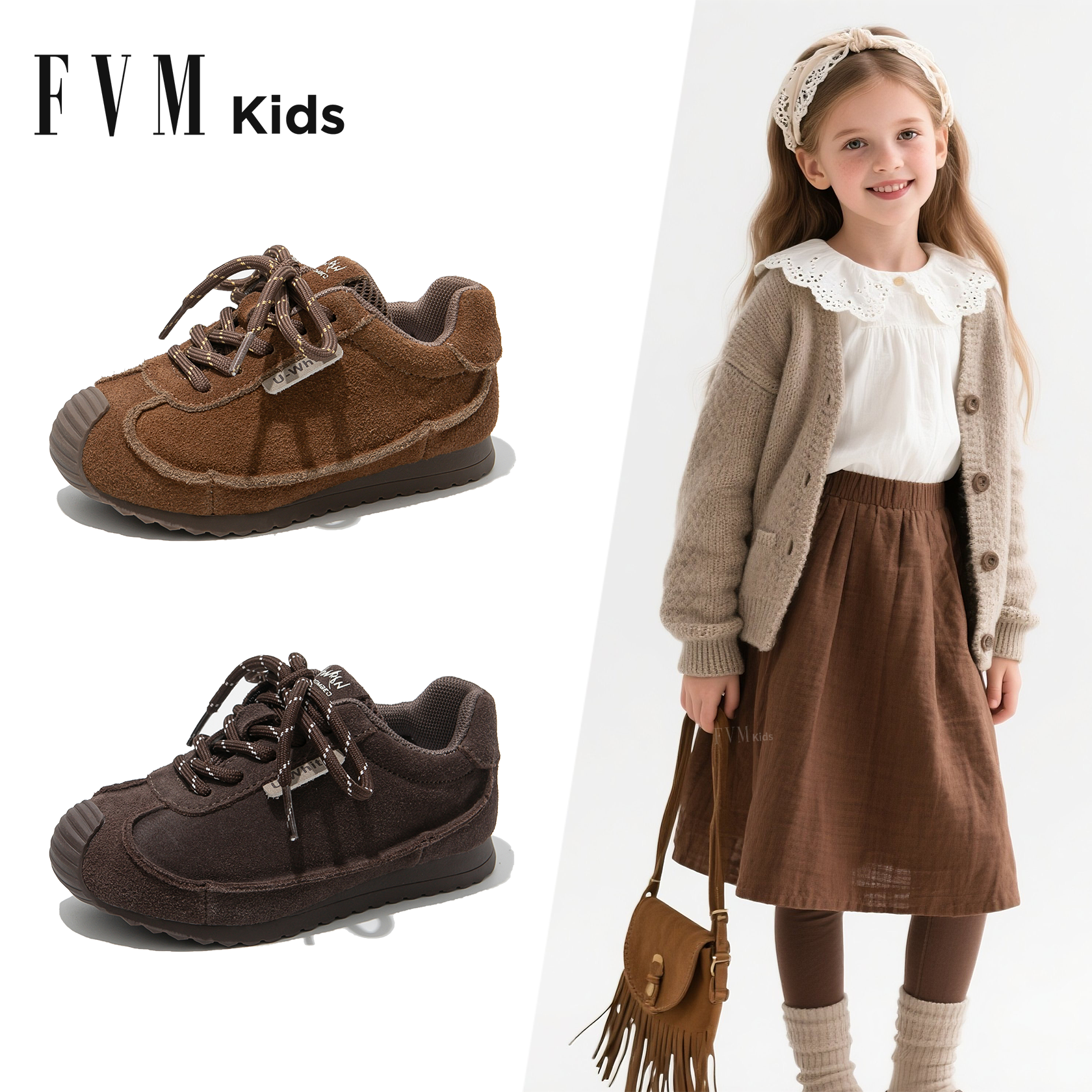 女童德训运动板鞋2025新款