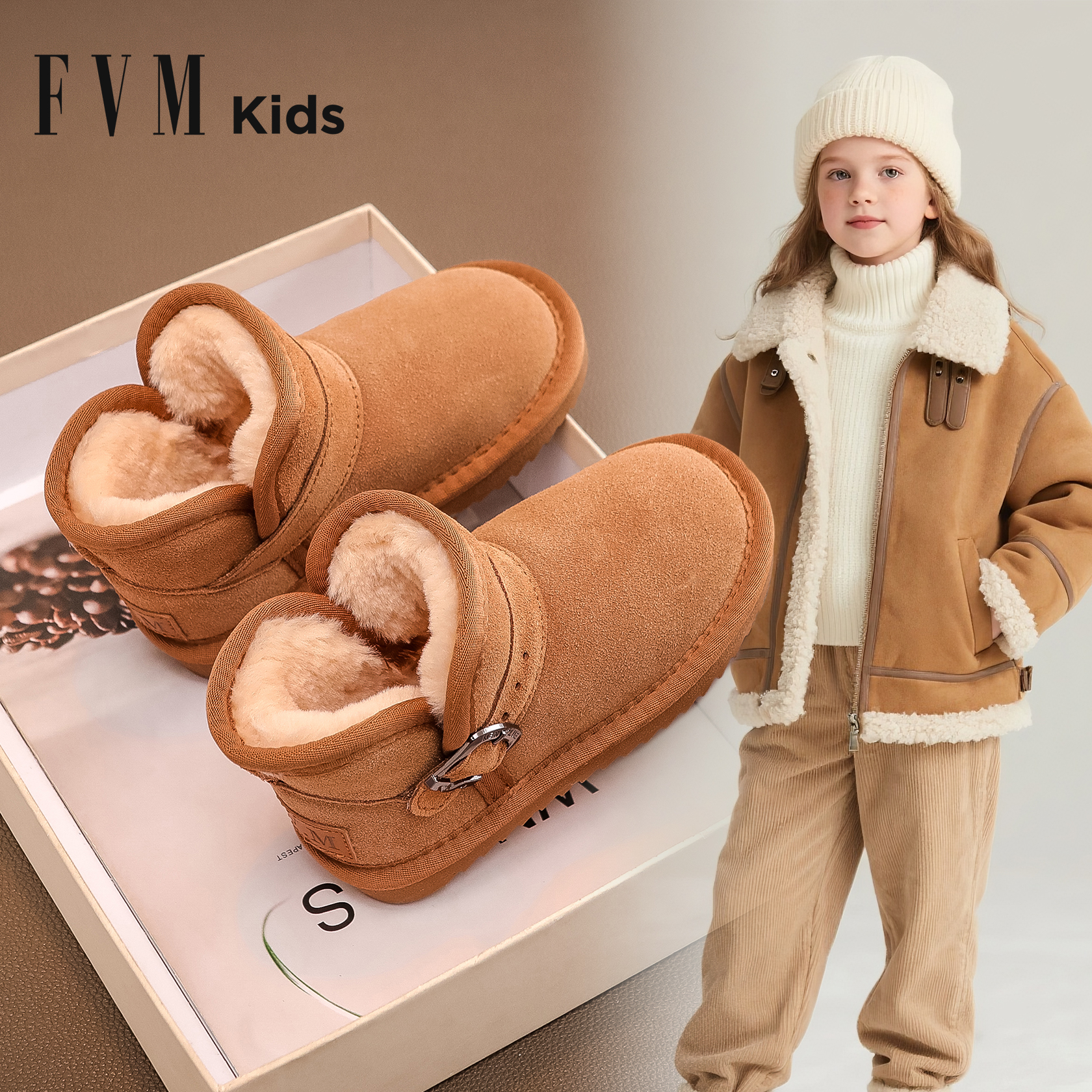 【加绒加厚】【女童保暖大棉鞋】