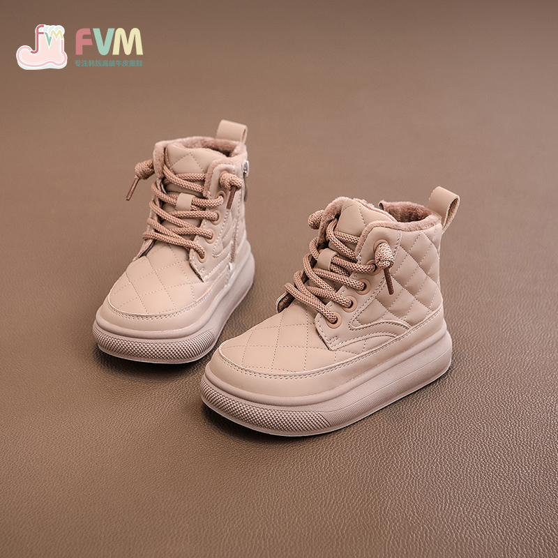 FVM儿童冬季加绒雪地靴