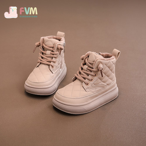 FVM儿童冬季加绒雪地靴