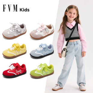 女童鞋子儿童德训运动板鞋2026新款春季软底女孩宝宝大童休闲透气