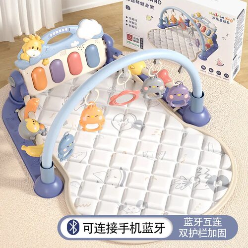 脚踩脚踏钢琴婴儿健身架0-6个月婴儿玩具0-1岁宝宝新生儿