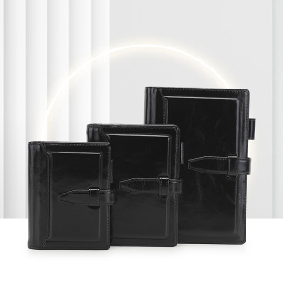 m5A8A7A6进口真皮头层牛皮手账本软笔日记事活页替换计划随身商务