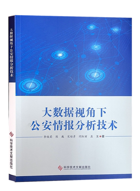 大数据视角下公安情报分析技术公安情报理论框架提高情报分析手段能力网络信息犯罪高危人员分析安全书籍科学技术文献出版社