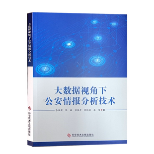 大数据视角下公安情报分析技术公安情报理论框架提高情报分析手段能力网络信息犯罪高危人员分析安全书籍科学技术文献出版社