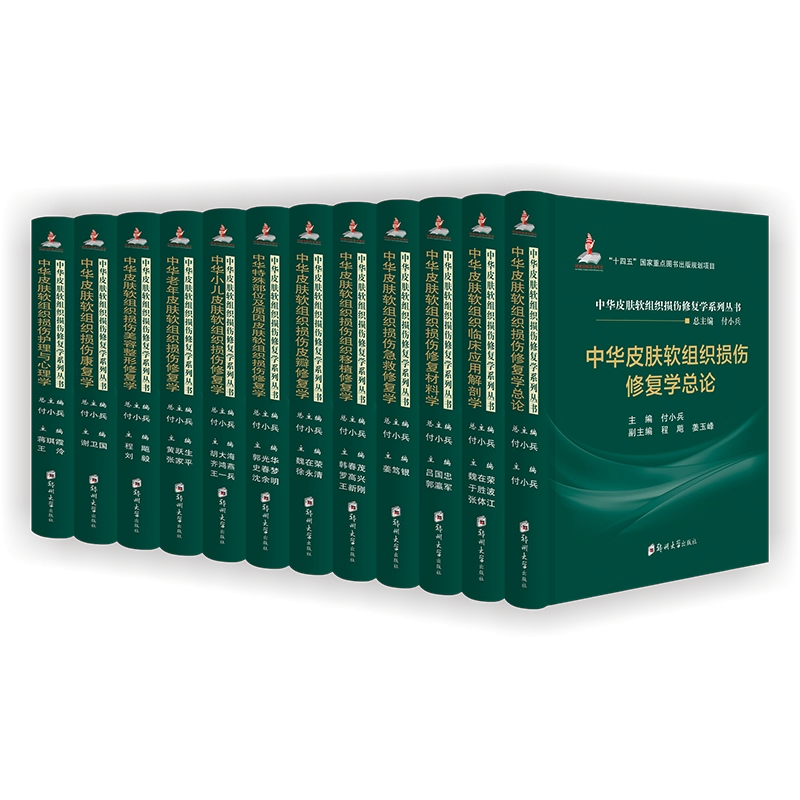 中华皮肤软组织损伤修复学系列丛书软组织损伤修特殊部位及原因小儿皮肤老年皮肤美容整形损伤康复护理与心理学郑州大学付小兵