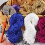 Шелковые шелковые нитки ручной работы, плетеный крючок для вязания, шапка, подушка, 2мм