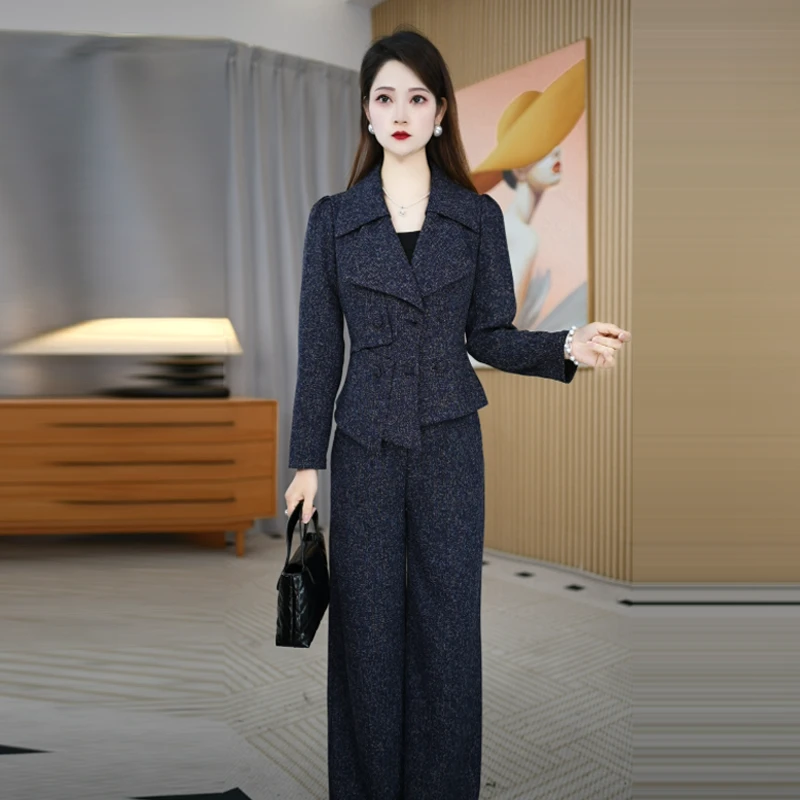 高端洋气两件套女2026春秋新款款气质减龄显瘦遮肉裤子时尚套装女