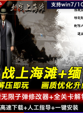 抗日血战上海滩经典小游戏血战缅甸PC单机支持win10/11送修改器