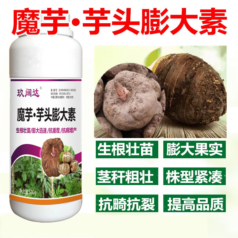 魔芋防病药香芋膨大剂叶面肥软腐病根腐病药芋头病专用药增产肥