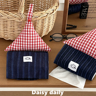 小房子纸巾袋厨房卫生间抽纸盒洗脸巾收纳袋纸巾包套收纳架免打孔