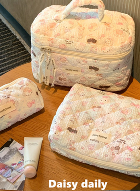 ins猫咪化妆包新款大容量高颜值旅行便携洗漱可爱手提外出收纳