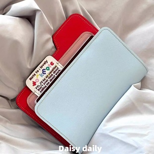 马卡龙护照夹多功能拼色旅行卡包机票身份证件出国随身证件收纳包