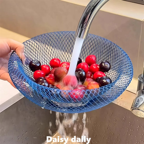 鸟巢果盘果蔬沥水篮洗水果滤水果盆洗菜篮子厨房客厅家用加厚铁艺