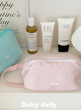 化妆包女新款多层便携旅行手提洗漱包大容量高级化妆品收纳包立式