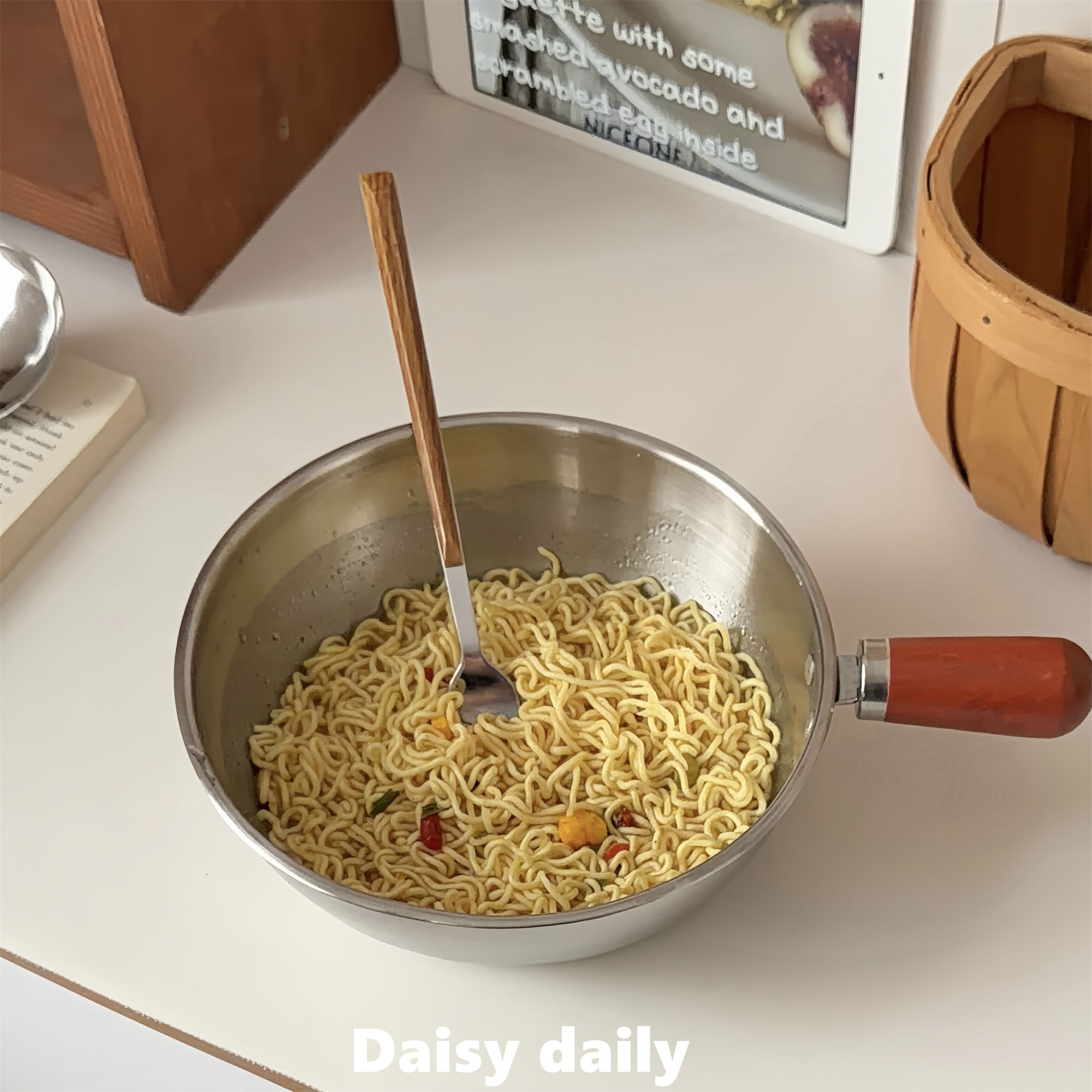 ins泡面碗大号家用高级感大碗不锈钢沙拉碗酸奶碗一人食奶锅餐具,餐饮具,泡面碗,淘宝优惠券,粉丝福利购,淘宝优惠卷