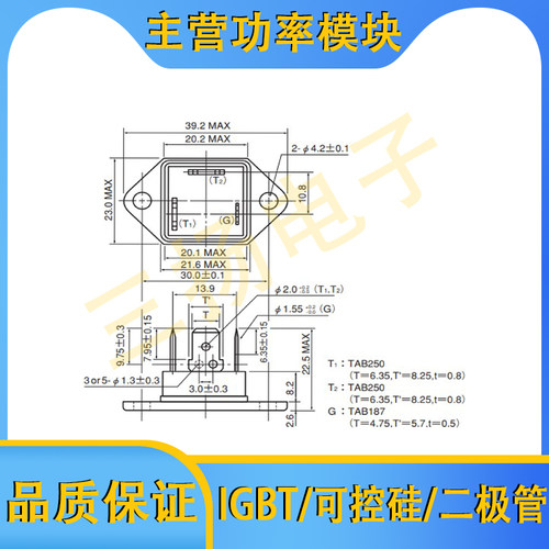 分立器件可控硅TG40/35/25/16E/C60/40拍前询