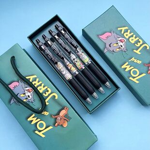 正版礼盒新款限定日本ZEBRA斑马中性笔JJ15猫和老鼠0.5DIY冷转印