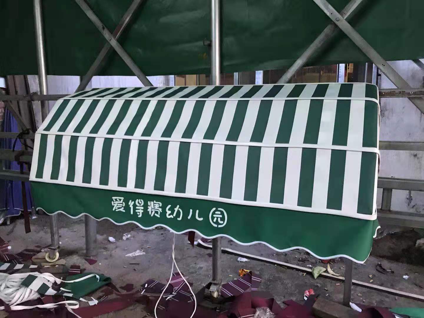 法式雨棚别墅半圆西瓜棚阳台窗户遮阳棚门头折叠篷防水装饰棚定做 户外/登山/野营/旅行用品 遮阳篷/雨篷/车篷/广告篷 原图主图